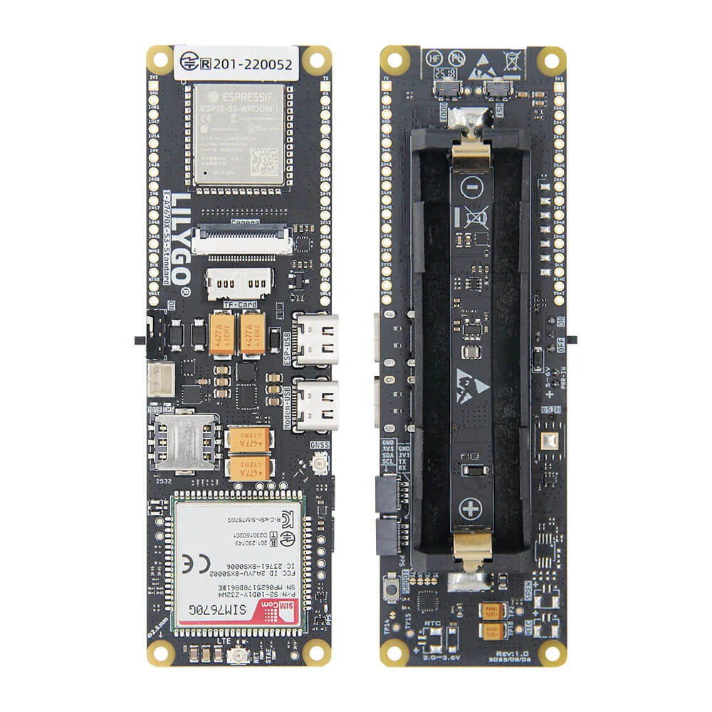 LilyGO T-SIM7670G-S3 development board